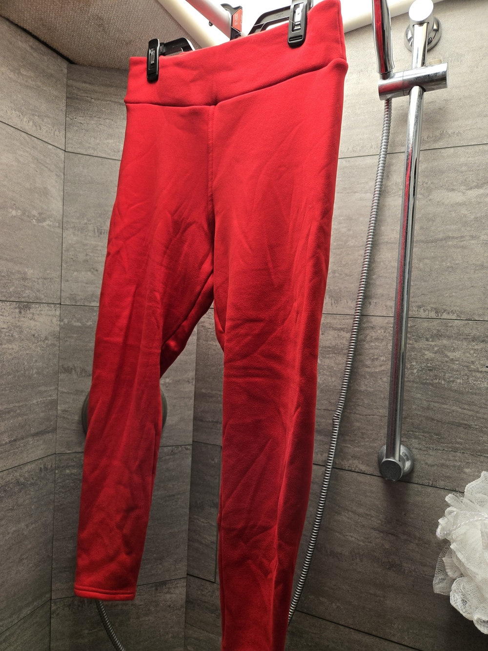 No Boundaries Red High-Rise Stretch Leggings
